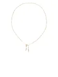 Ziggy Chen hammered-effect glasses chain - Gold