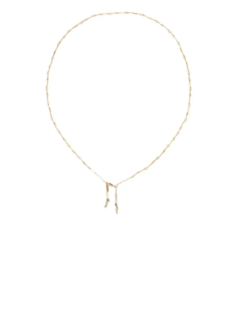 Ziggy Chen hammered-effect glasses chain