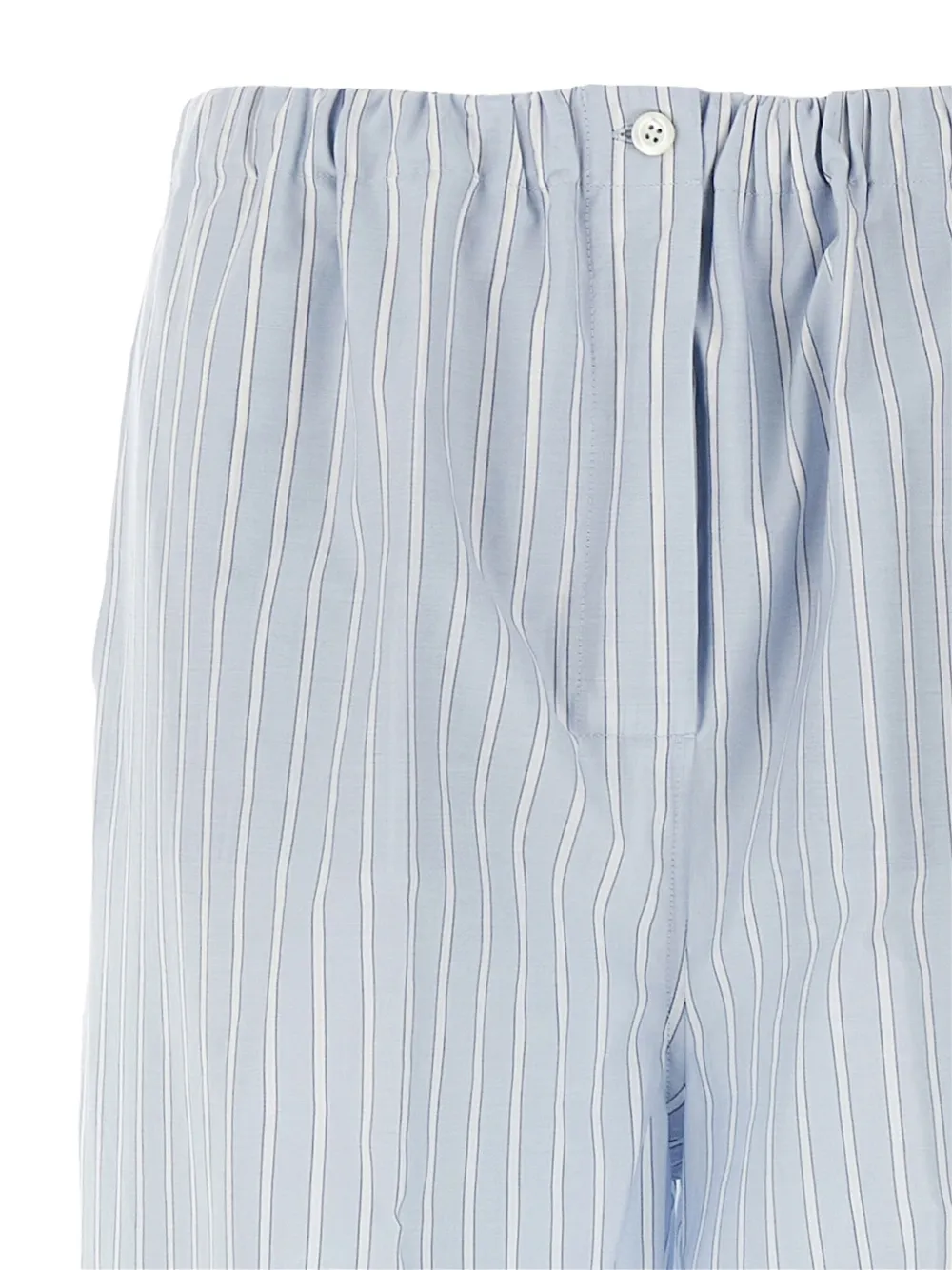 Prada Katoenen gestreepte pyjamabroek Blauw