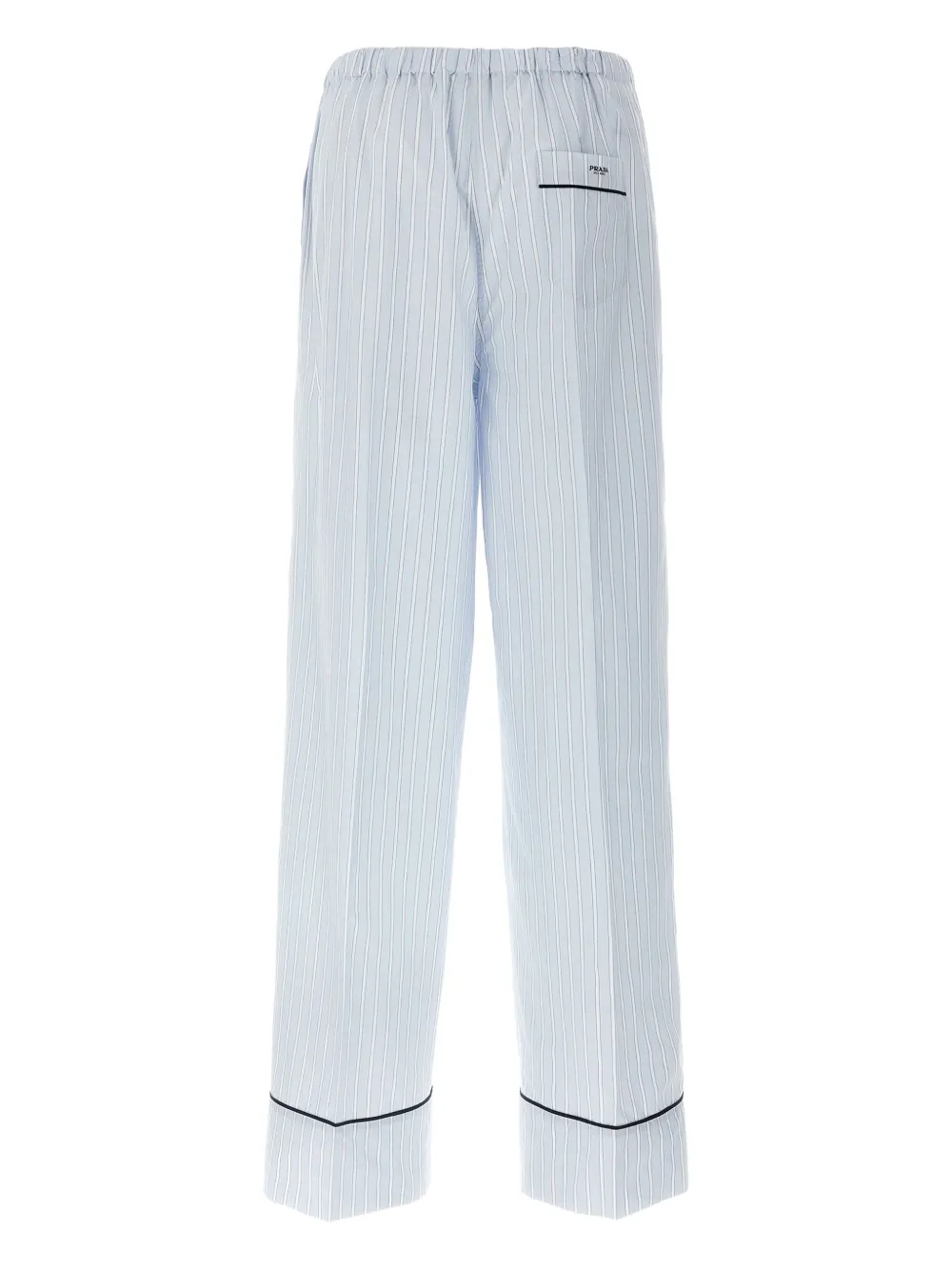 Prada Katoenen gestreepte pyjamabroek - Blauw