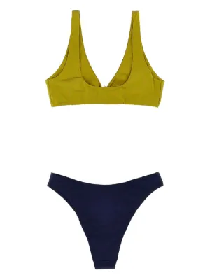 Elisabetta Franchi お洒落 バイカラー ビキニ Elisabetta Franchi バイカラー ビキニ | ブラウン | FARFETCH JP