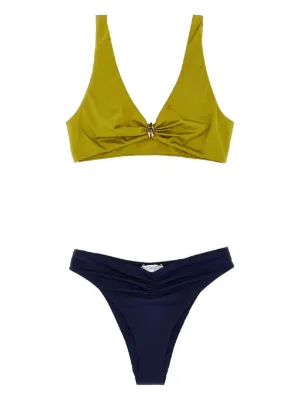 Elisabetta Franchi お洒落 バイカラー ビキニ ELISABETTA FRANCHI Women's swimsuit CS66B51E2-DC8 Blue