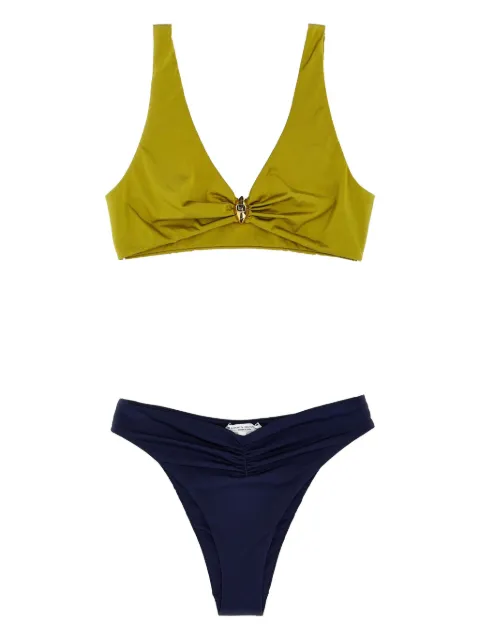 Elisabetta Franchi bikini con diseño de dos tonos