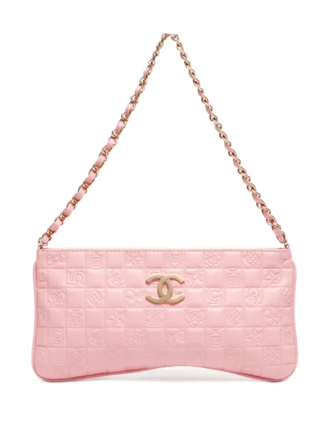 CHANEL Pre-Owned bolsa de hombro Chocolate Bar 2003-2004