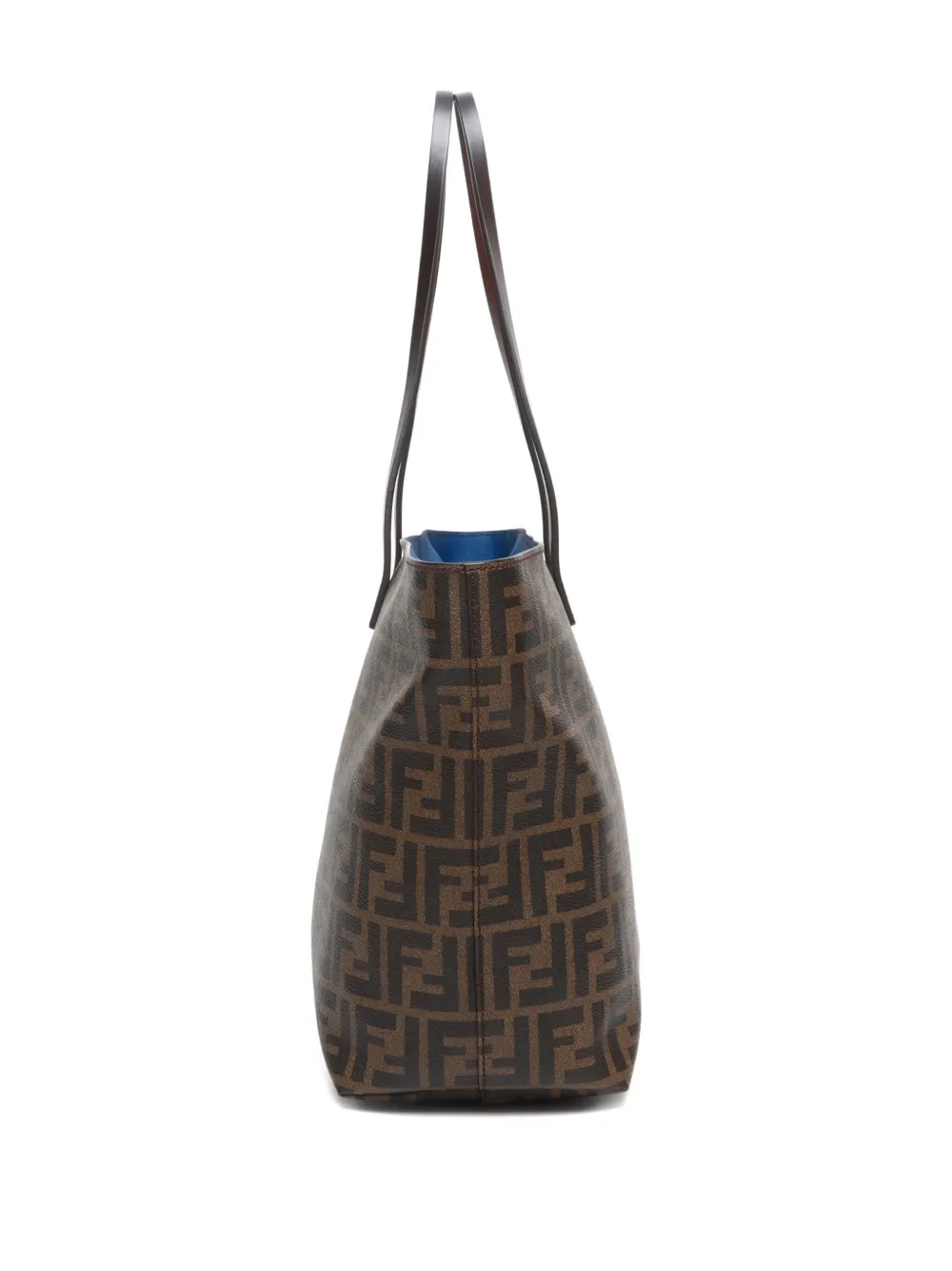Pre-owned Fendi 2010-2024 Roll Zucca Canvas Tote Bag