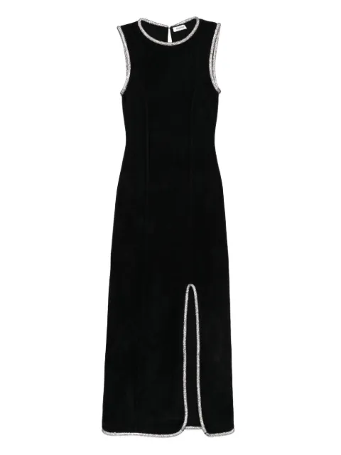 SANDRO embellished split maxi dress