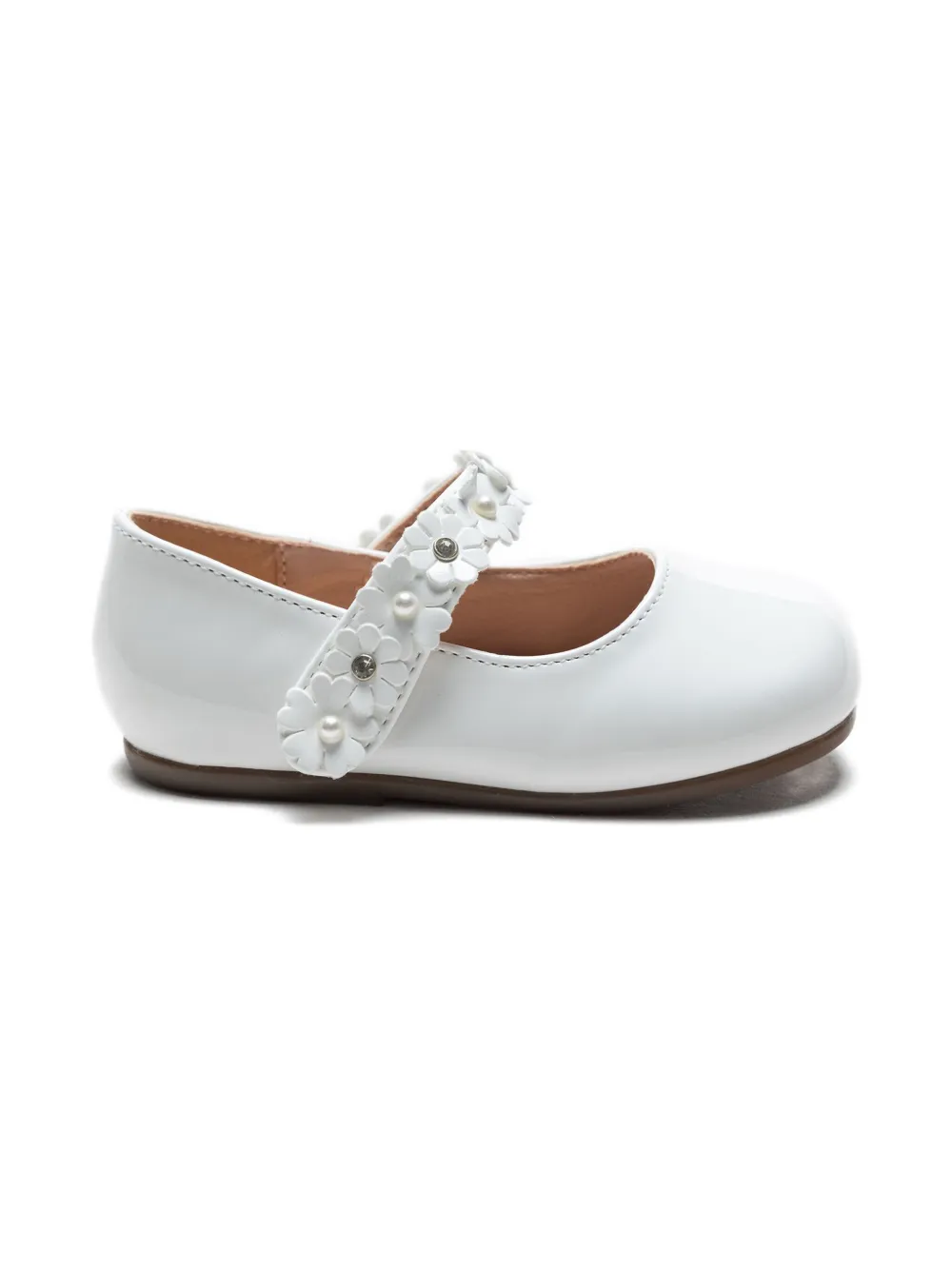 Tulleen Amelia ballerina's - Wit