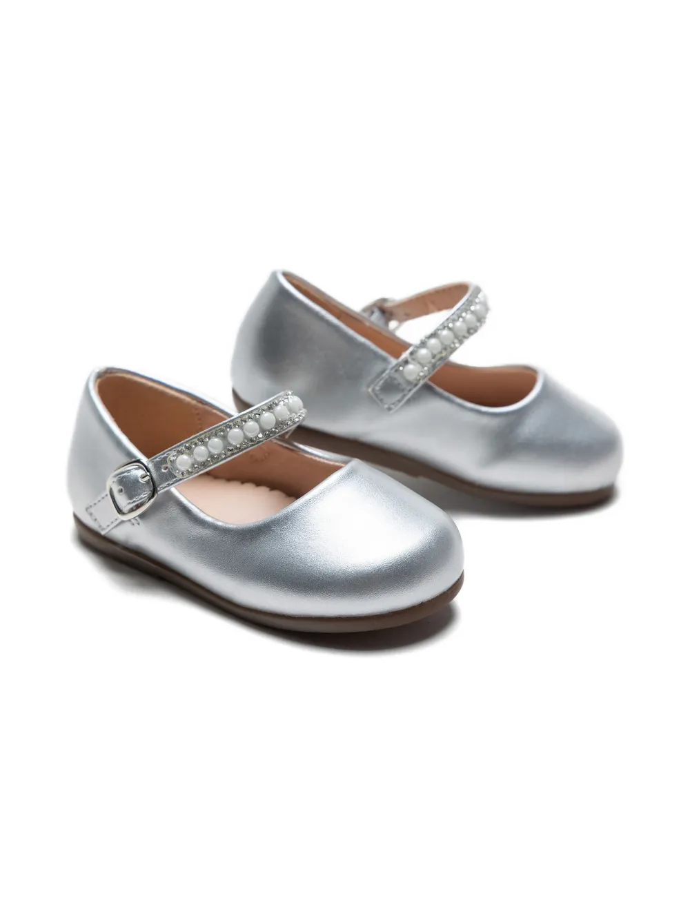 Tulleen Margot ballerina shoes Silver