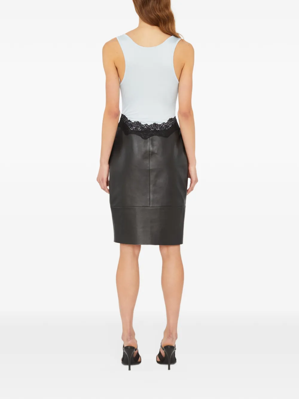 Christopher Esber Mini-jurk met kant Blauw