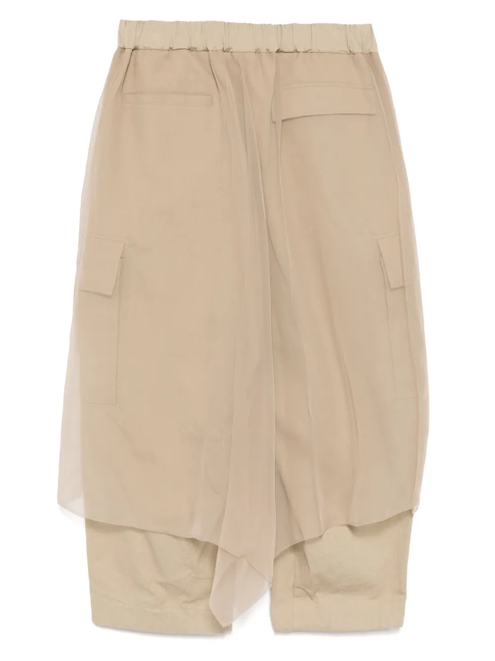 Undercover layered cargo trousers - Beige