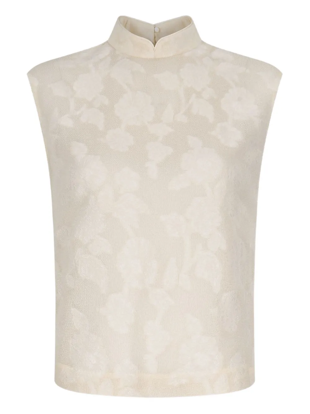 Shanghai Tang Top Aus Blumen-jacquard