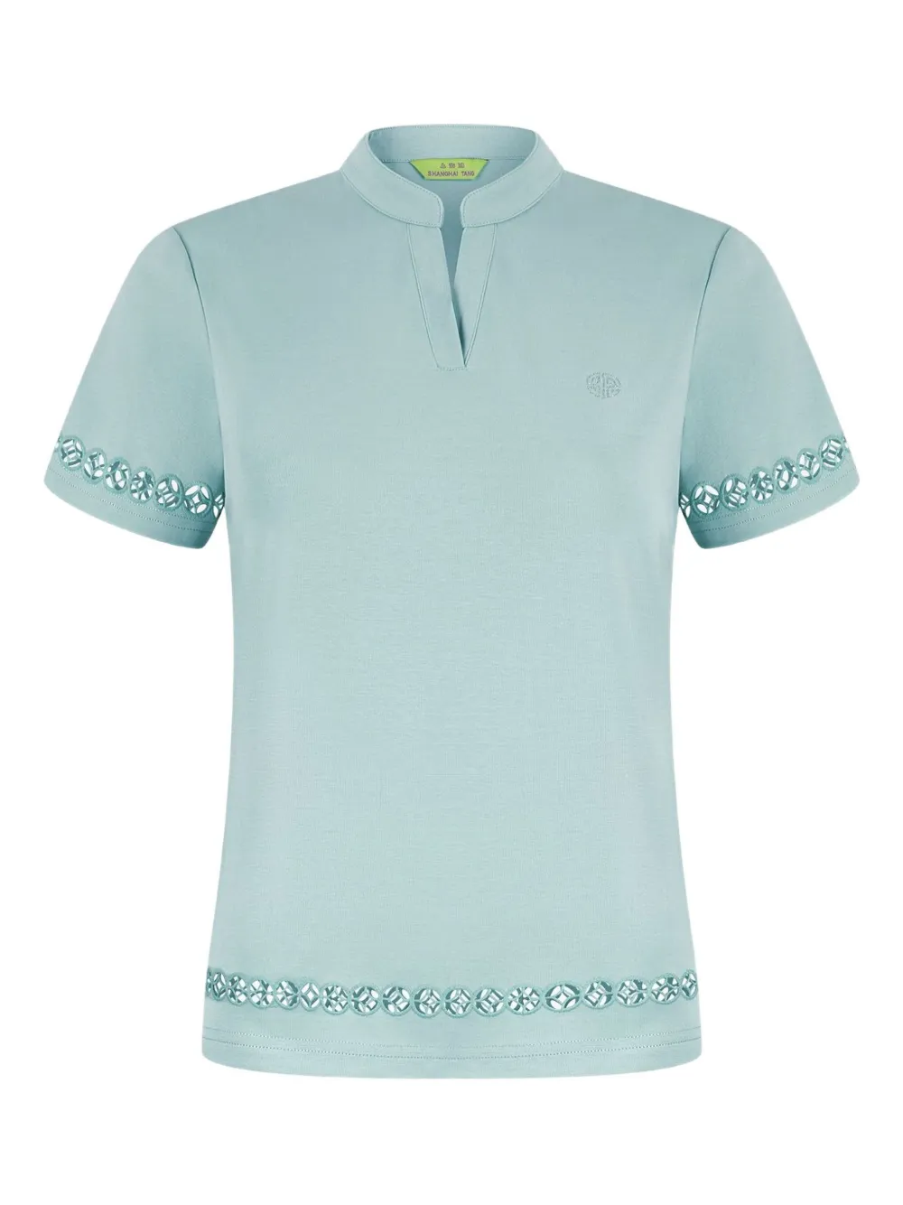 Shanghai Tang playera de algodón | azul | Image 1