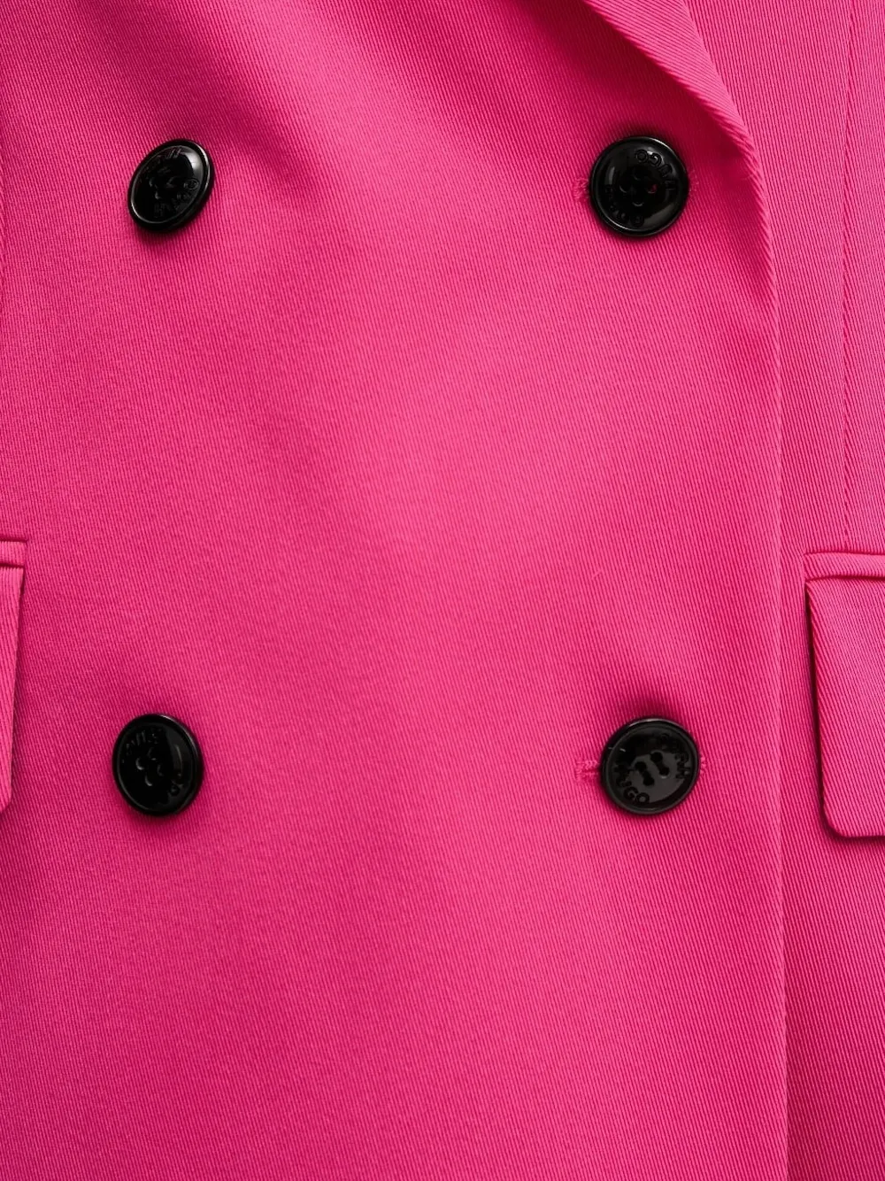 HUGO Blazer met dubbele rij knopen Roze