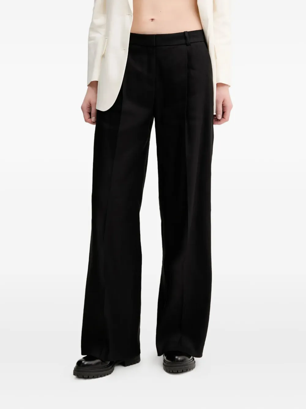 HUGO pleated trousers | Black | Image 1