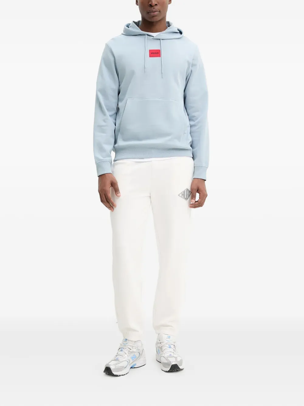 HUGO Trainingsbroek met logo Wit