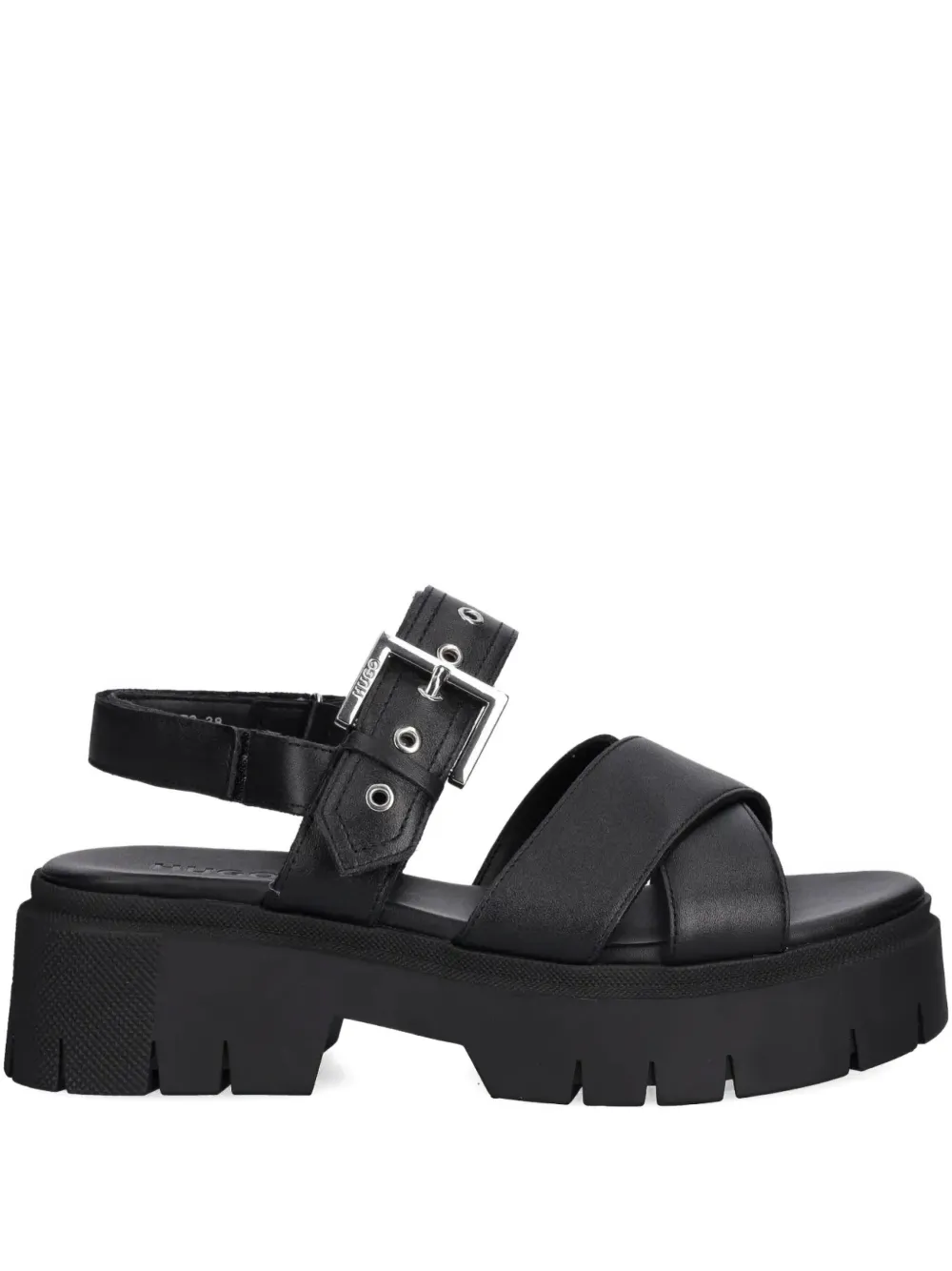 HUGO buckle-strap sandals Black