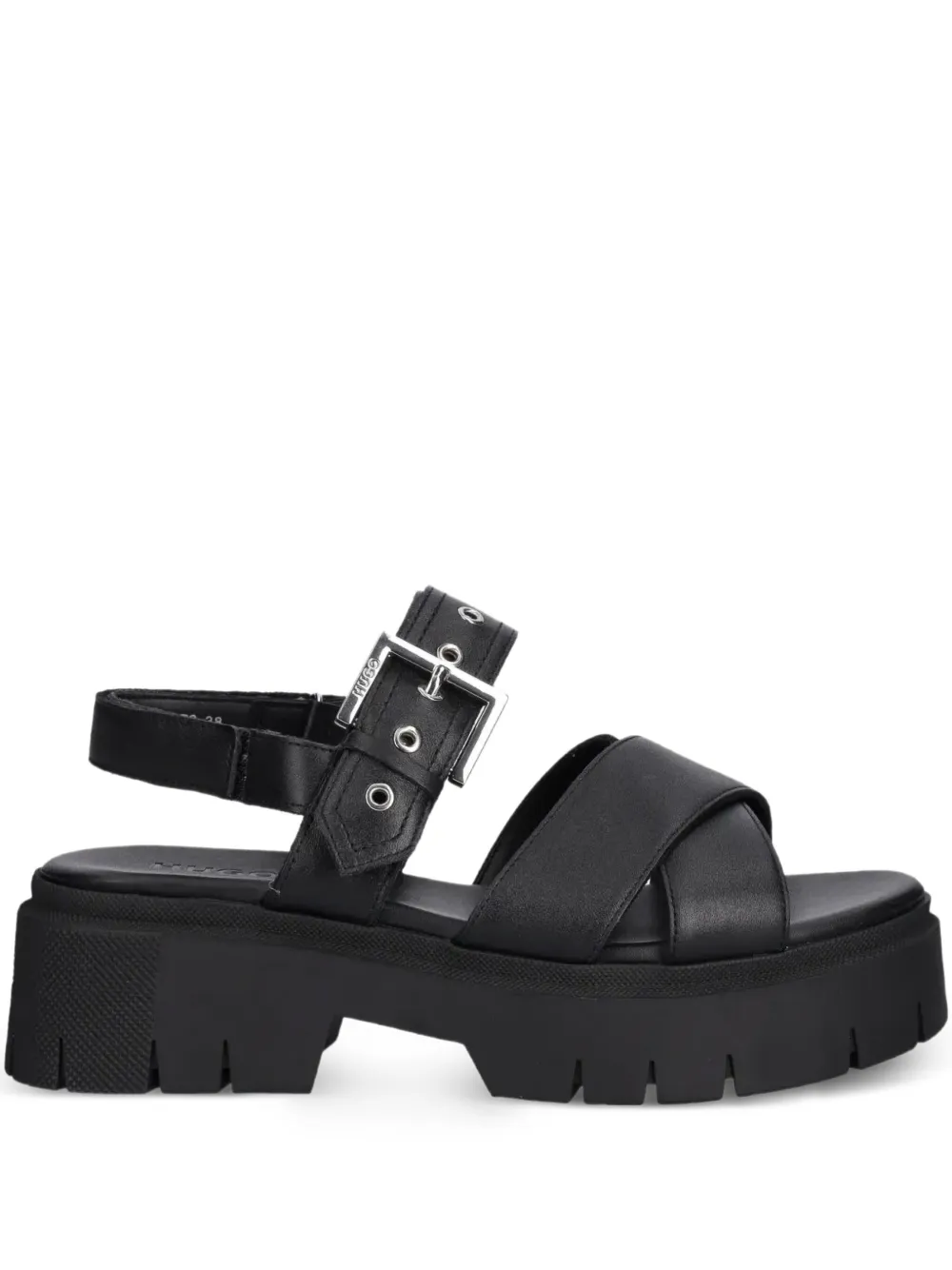 HUGO buckle-strap sandals | Black | Image 1