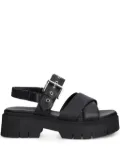 HUGO buckle-strap sandals - Black