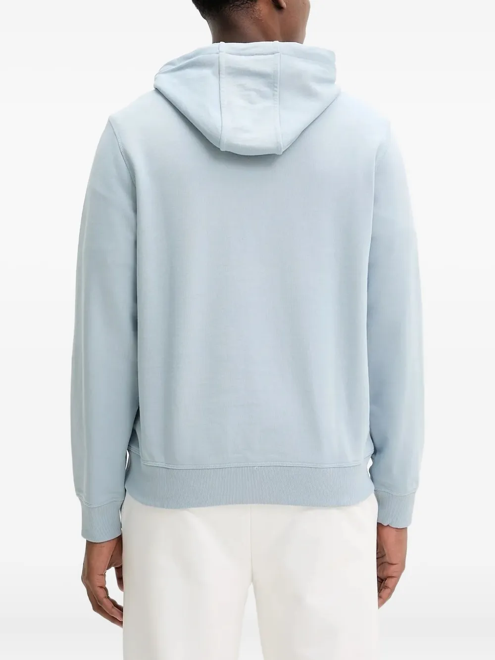 HUGO Hoodie met logopatch Blauw