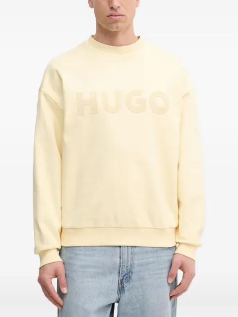 HUGO logo-embellished cotton sweatshirt