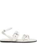 HUGO buckle-strap sandals - White