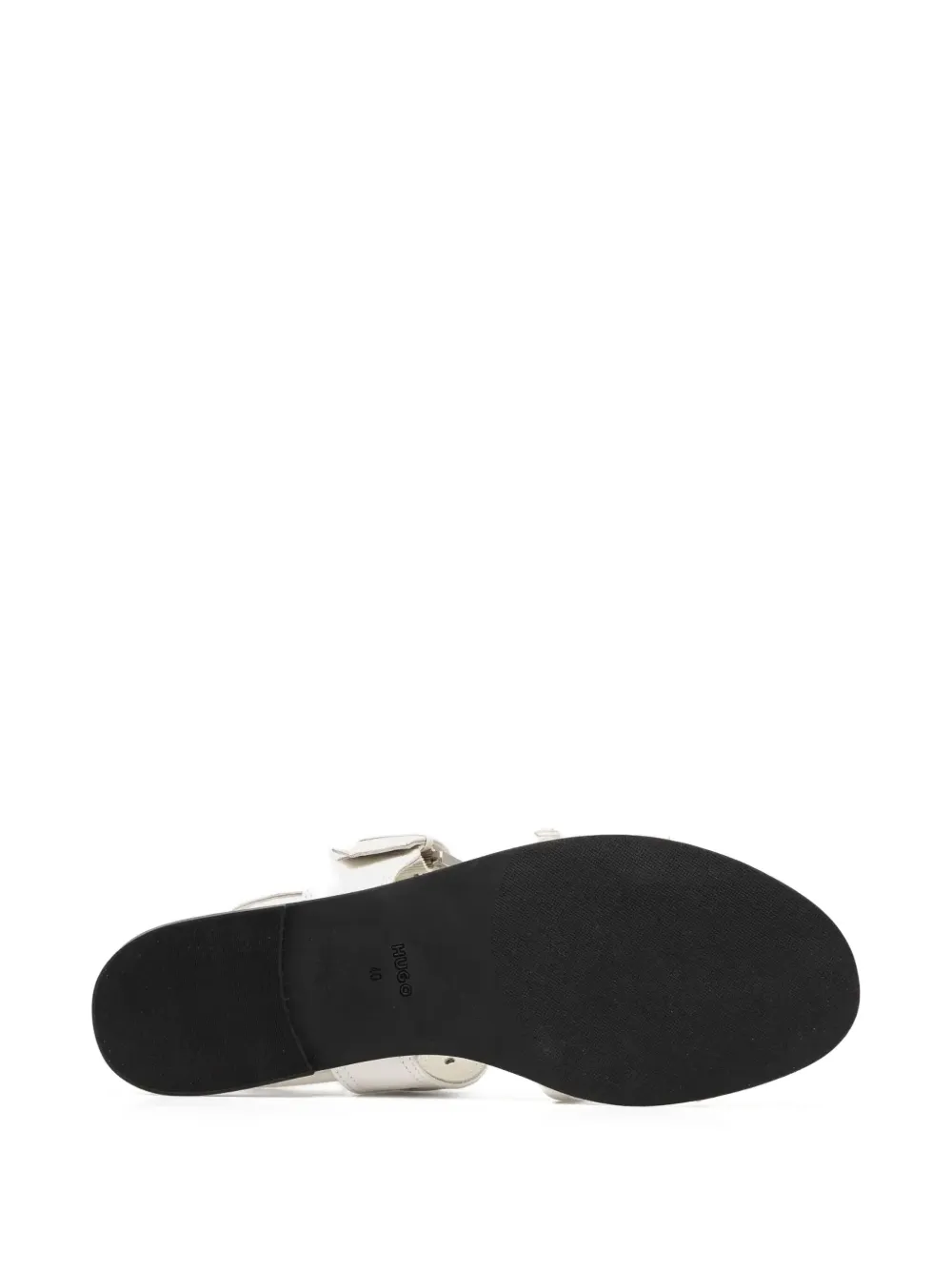 HUGO buckle-strap sandals White