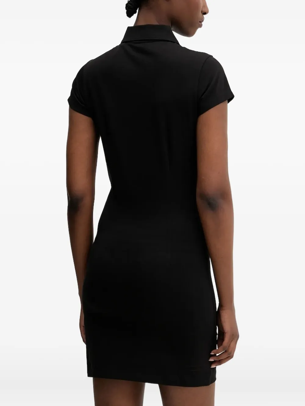 HUGO zip-front polo mini dress | Day Dresses | Image 2