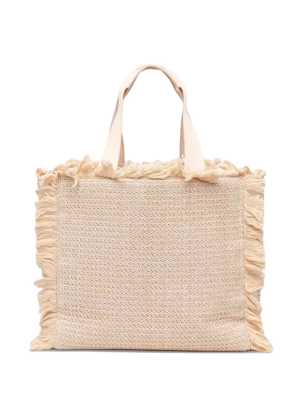 HUGO Shopper met geborduurd logo - Beige