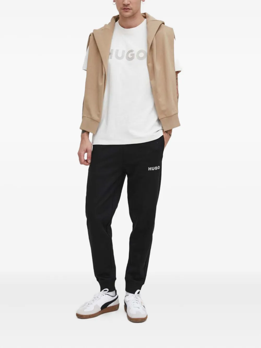 HUGO logo-patch hoodie | Hoodies | Image 2