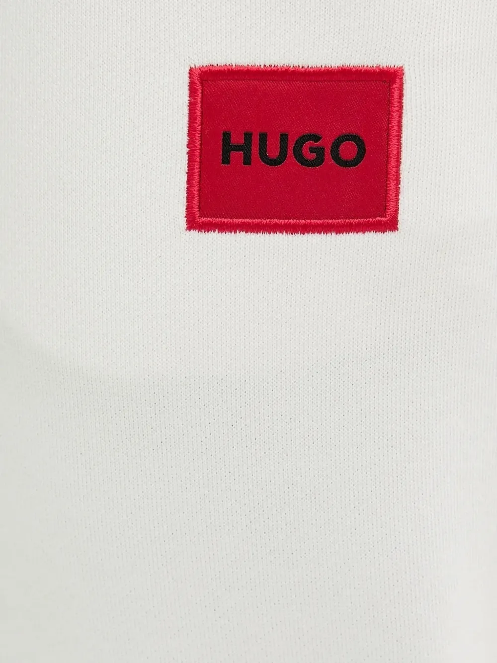 HUGO Joggingbroek met logopatch Wit