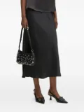 HUGO bias-cut satin skirt - Black
