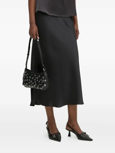 HUGO bias-cut satin skirt