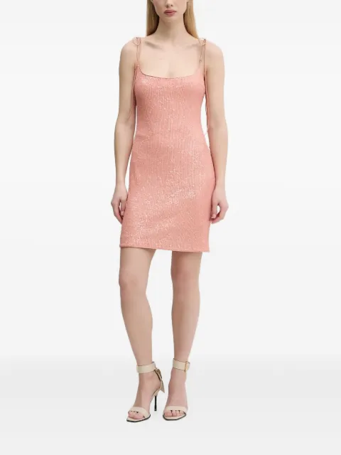 HUGO sequin tie-strap mini dress