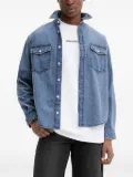 HUGO double-pockets denim shirt - Blue