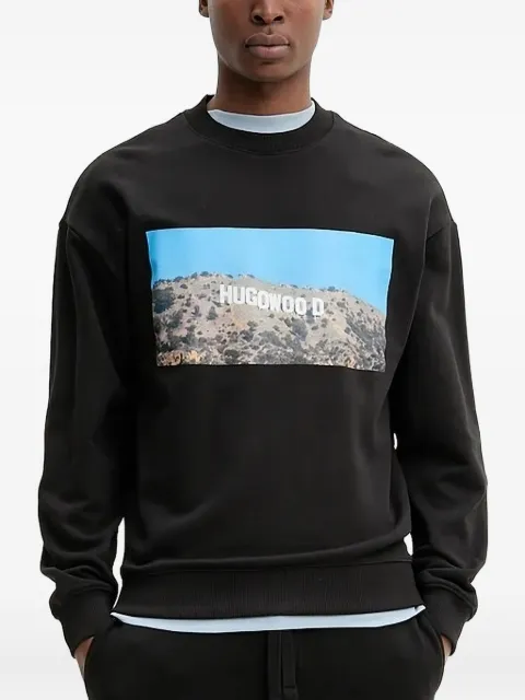 HUGO Hugowood graphic-print sweatshirt