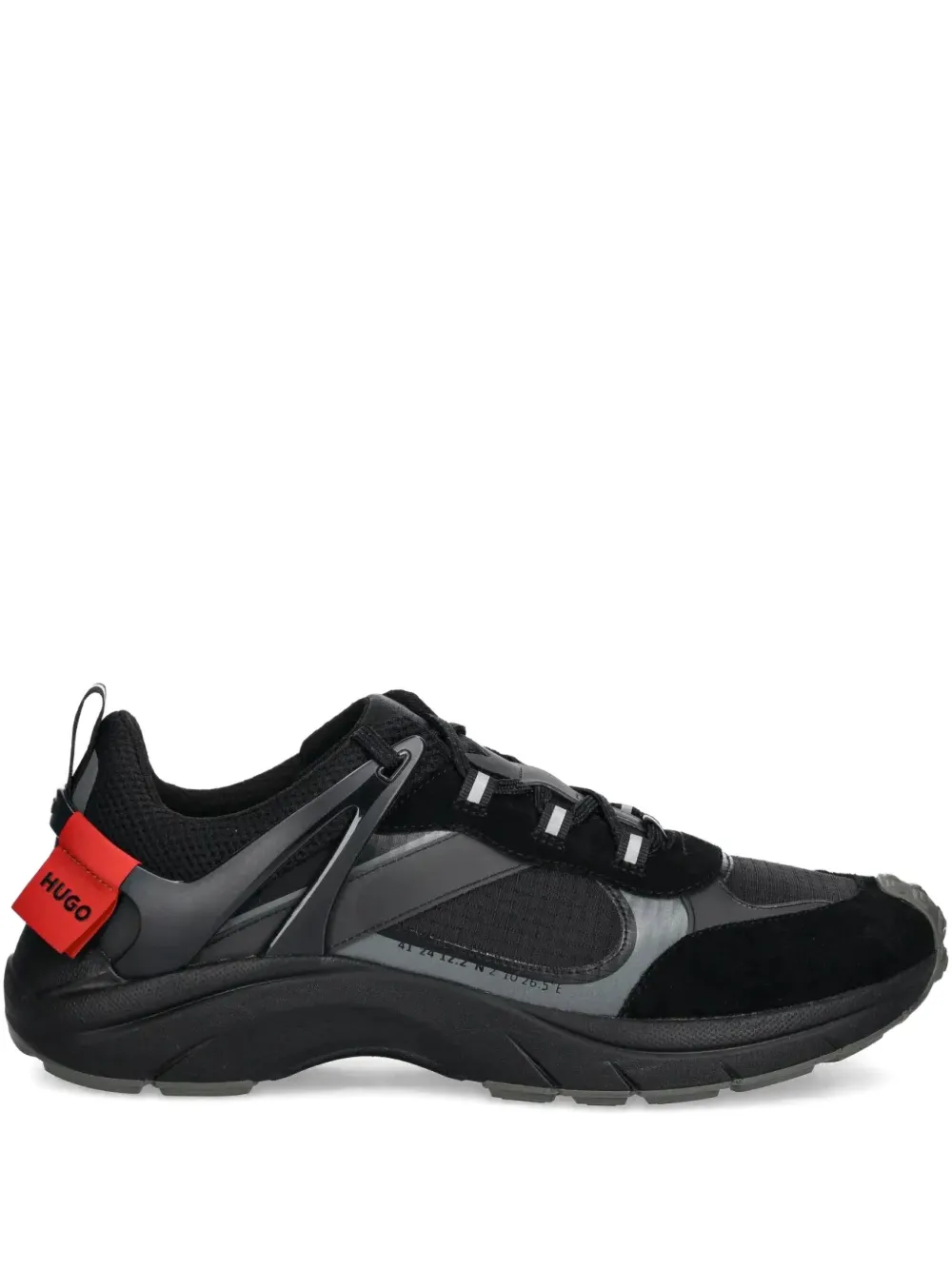 HUGO mesh-panelled sneakers Black