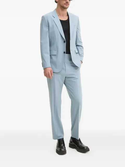 HUGO single-breasted lapel-collar suit