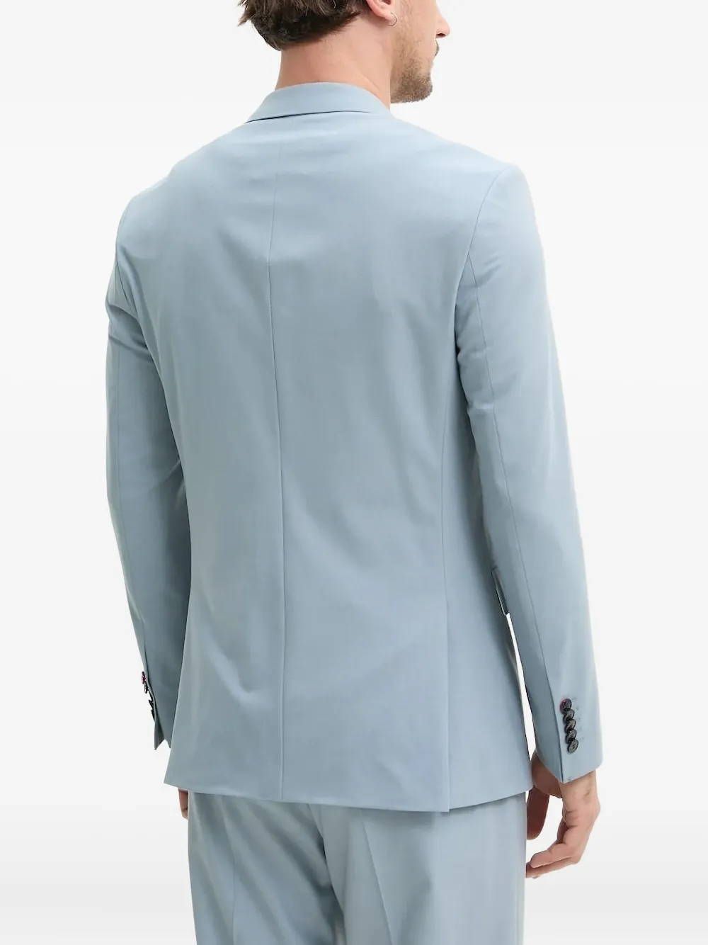 HUGO Pak met enkele rij knopen en revers - Blauw