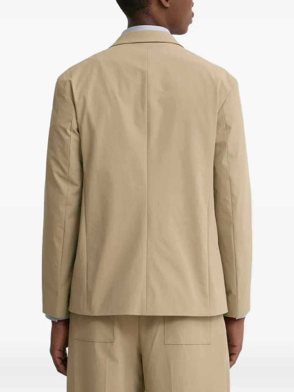 HUGO single-breasted blazer Beige