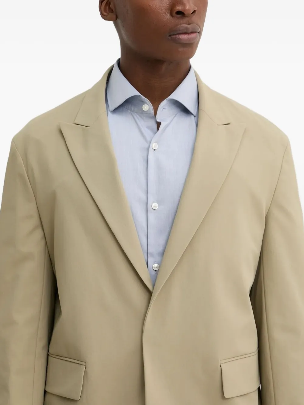 HUGO Blazer met enkele rij knopen Beige