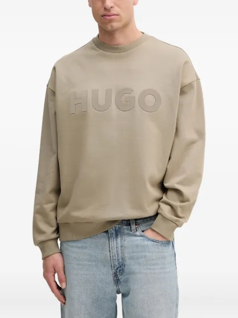 HUGO logo-embellished cotton sweatshirt