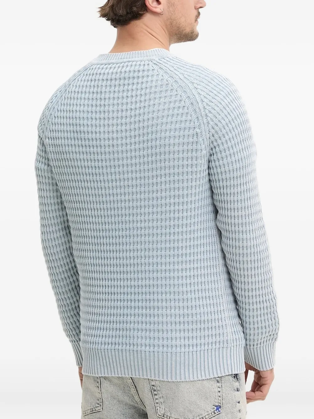 HUGO Trui met ronde hals - Blauw