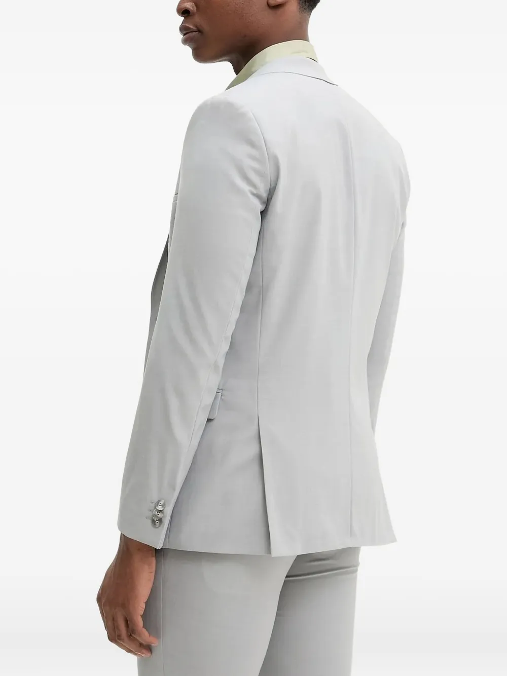 HUGO welt-pockets single-breasted suit Grijs