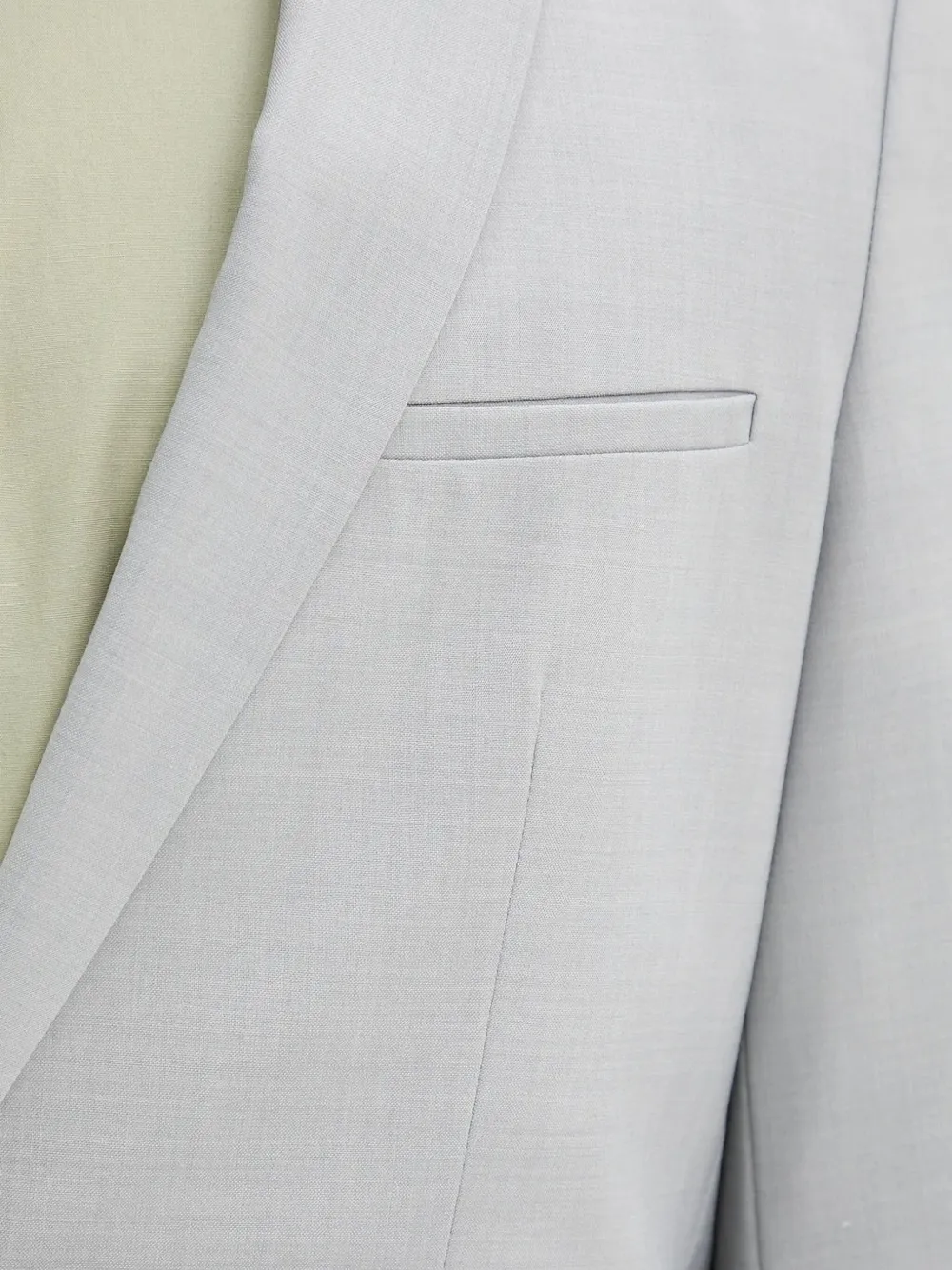 HUGO welt-pockets single-breasted suit Grijs