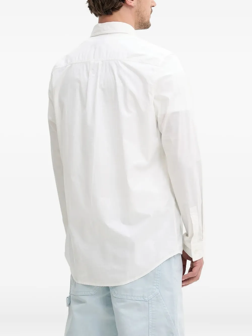HUGO T-shirt met lange mouwen - Wit