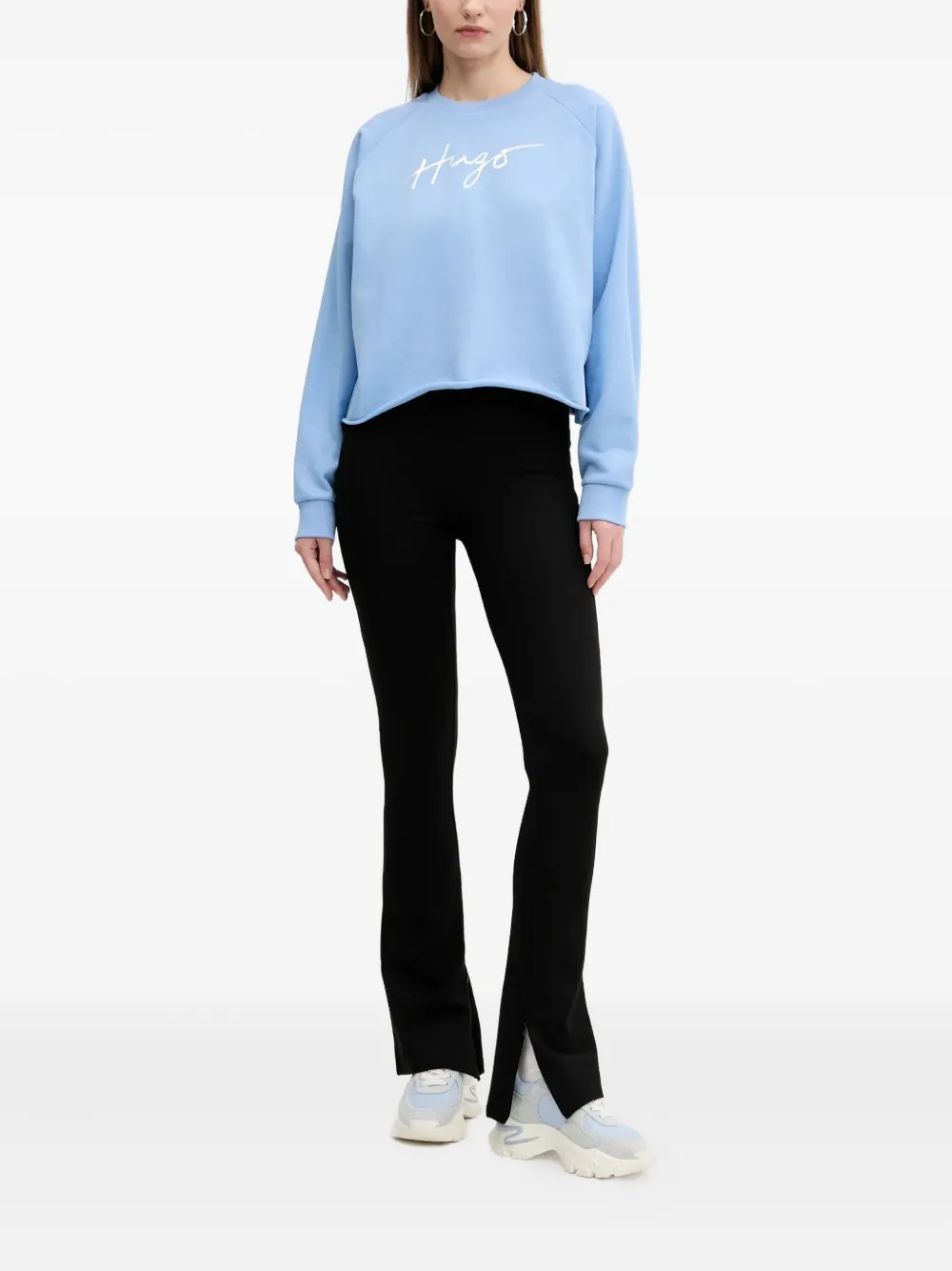 HUGO logo-print sweatshirt | Sweaters | Image 2