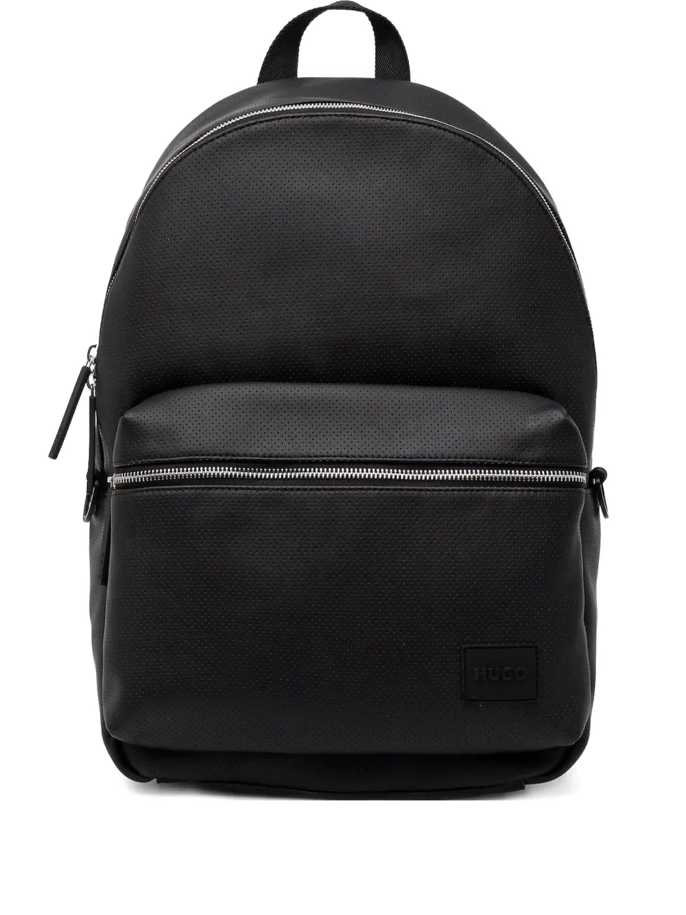 HUGO perforated backpack | Black | Image 1