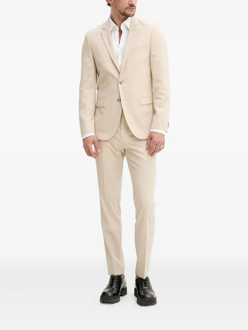 HUGO plain-front trousers | Regular-Fit & Straight Leg Pants | Image 2