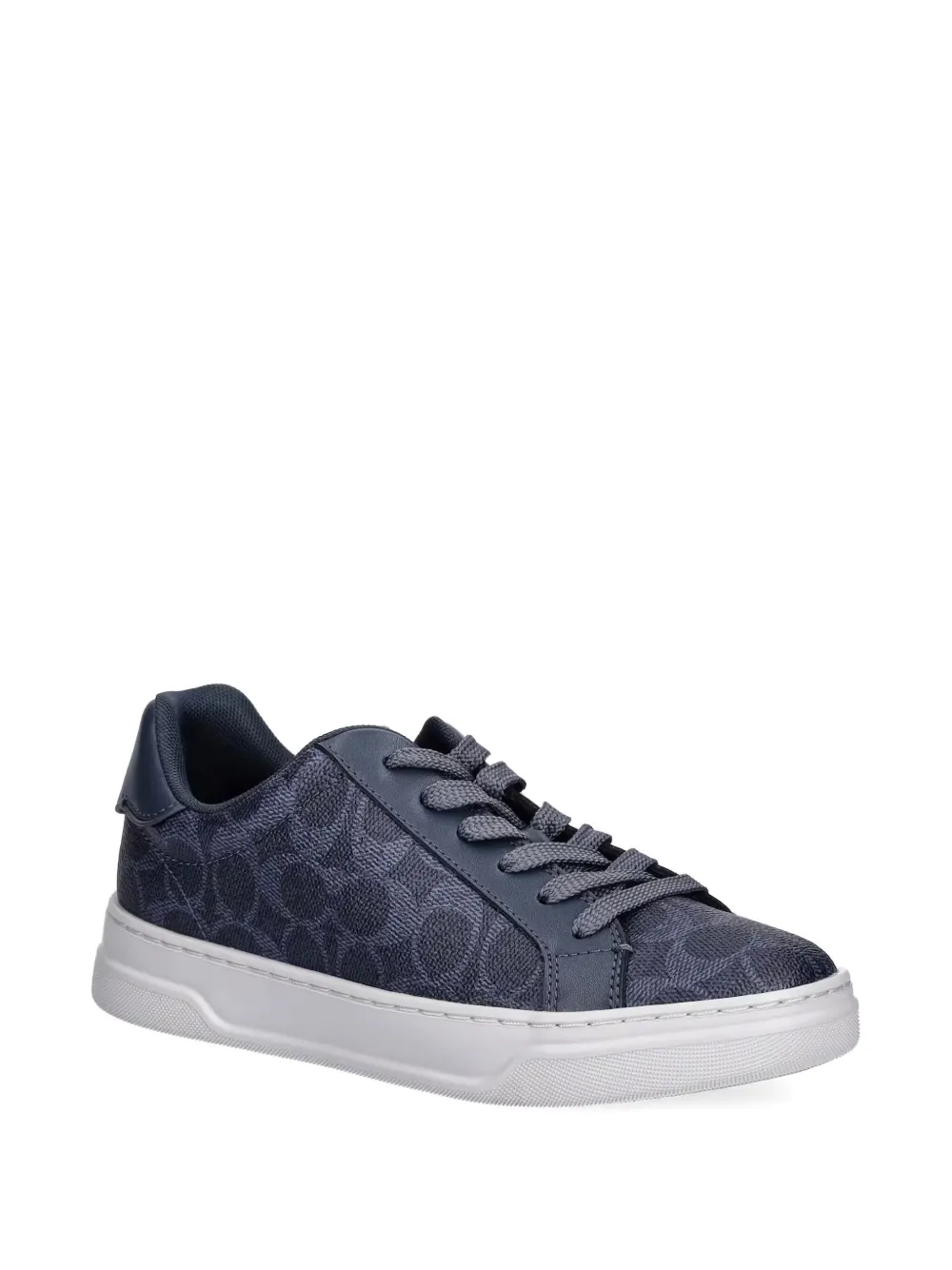 COACH HIGH LINE MONOGRAMMED LOW-TOP SNEAKERS