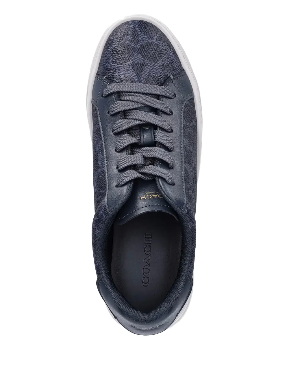 COACH HIGH LINE MONOGRAMMED LOW-TOP SNEAKERS